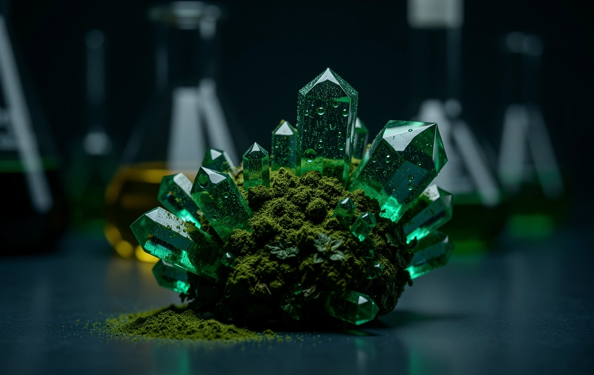 Crystalline structure of vital minerals